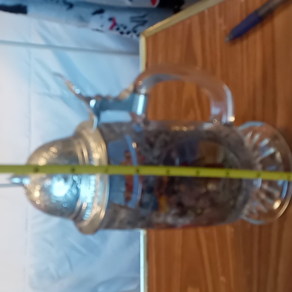 German Beer Mug Marked Pewter Top - Picture 5 of 6